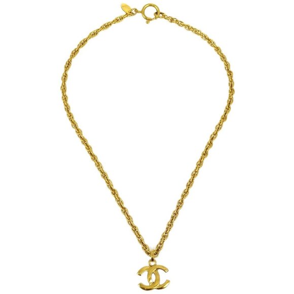 Chanel Gold CC Pendant Necklace 191859 - Picture 2 of 4